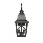 Matte Black Outdoor Wall Lantern - Waterproof Exterior Sconce
