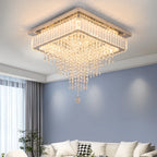 Luxury Rain Drop Crystal LED Pendant Light