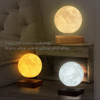 Magnetic Levitation Moon Lamp | Modern 14cm Bedroom Light Fixture