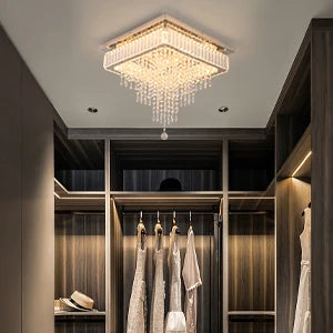 Luxury Rain Drop Crystal LED Pendant Light