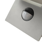Outdoor Wall Light with Clear Glass Shade Motion Sensor Porch Lamp