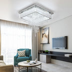 Luxury Rain Drop Crystal LED Pendant Light