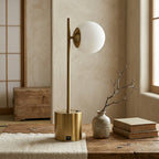 Opeloak Ethereal Modern Brass Metal Table Lamp