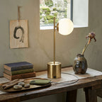 Opeloak Ethereal Modern Brass Metal Table Lamp