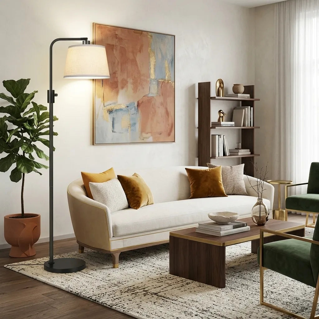 Opeloak Stepless Dimmable Black Floor Lamp