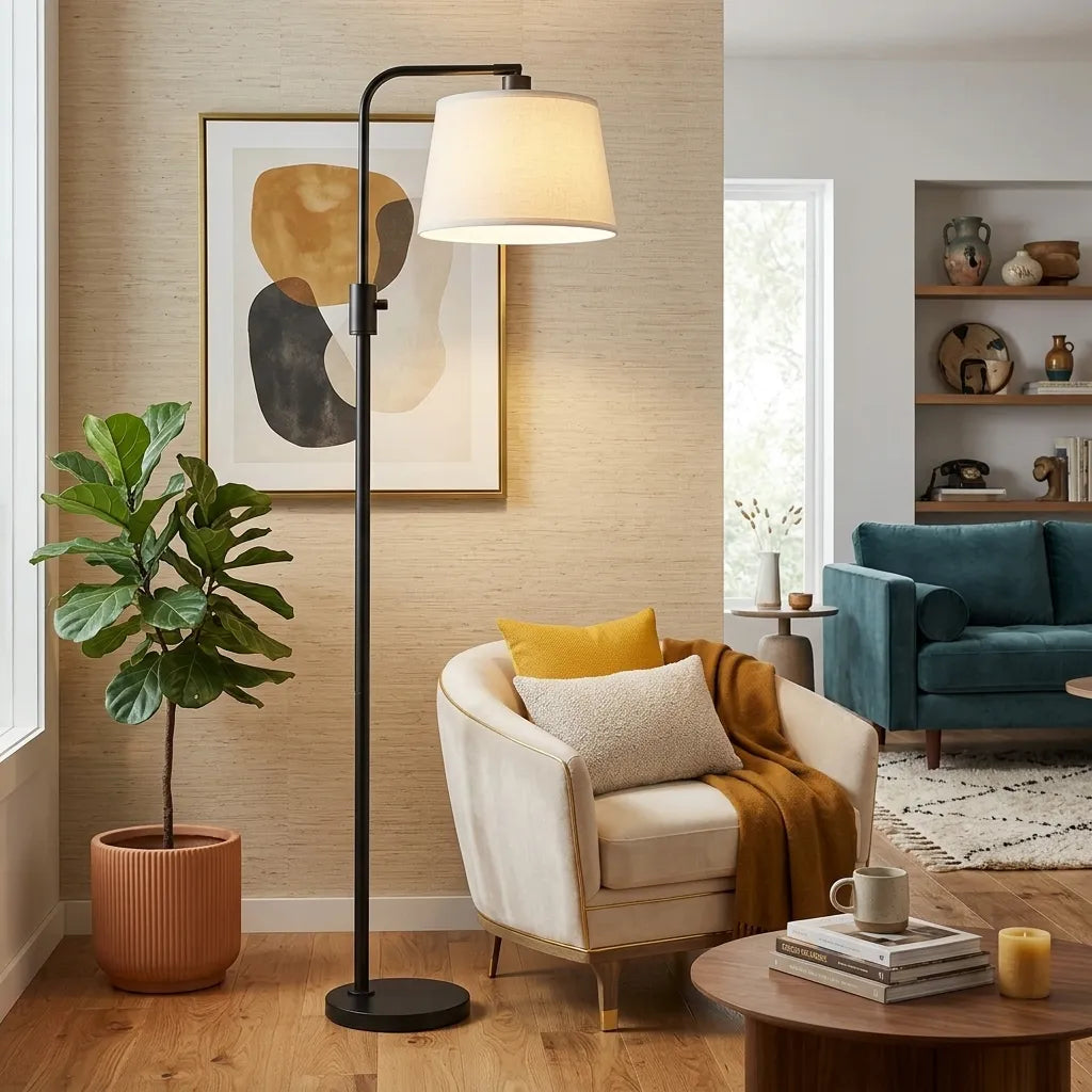 Opeloak Stepless Dimmable Black Floor Lamp