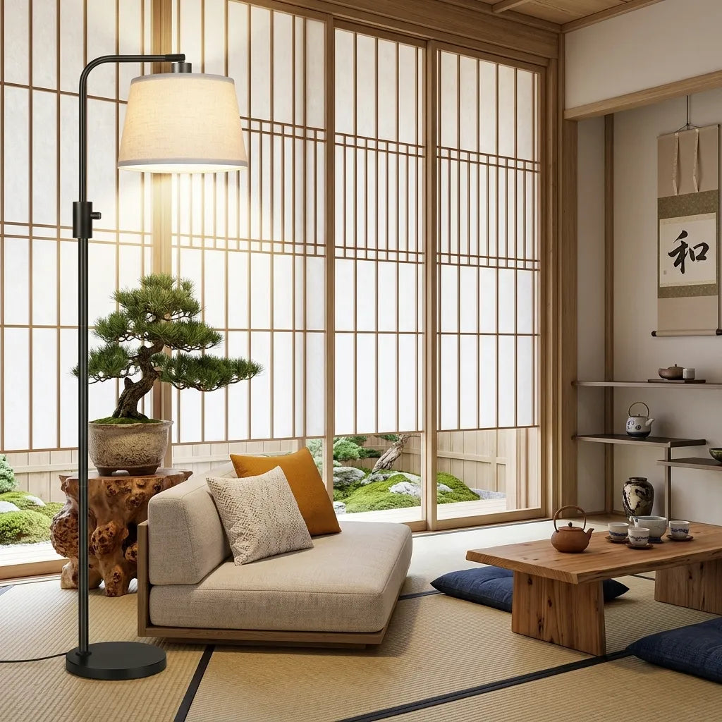 Opeloak Stepless Dimmable Black Floor Lamp