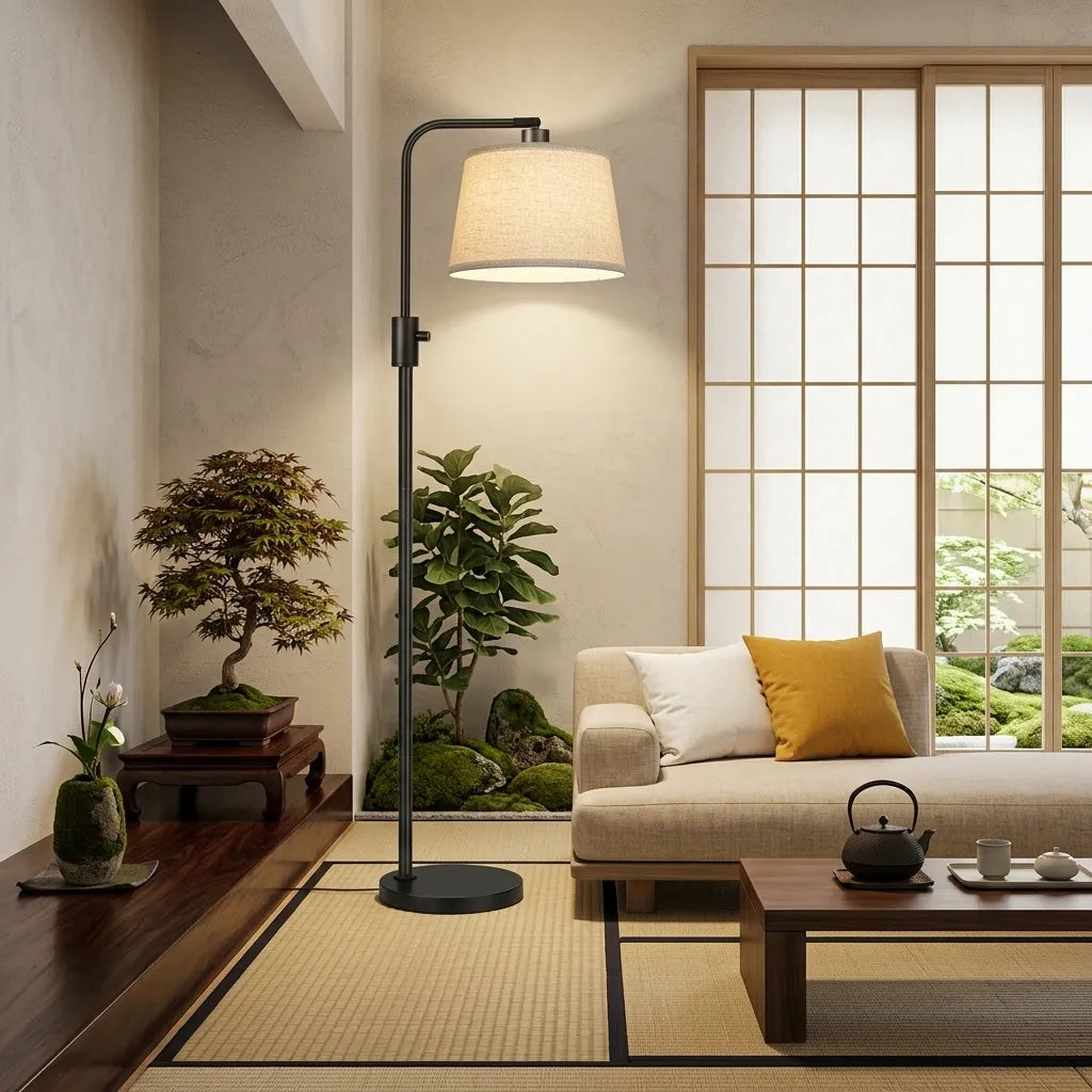 Opeloak Stepless Dimmable Black Floor Lamp