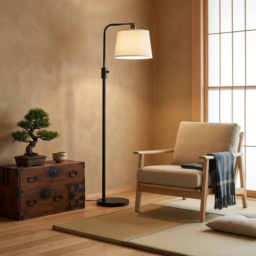 Opeloak Stepless Dimmable Black Floor Lamp
